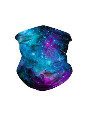 Ristake 4 Pieces Seamless Neck Gaiter Men Women Face Mask Elastic Balaclava Headband Face Cover for Sun UV Dust Wind Protection Cycling Hiking Sports
